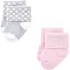 imageLuvable Friends Baby Newborn and Baby Terry SocksBallet 12pack