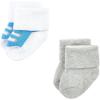 imageLuvable Friends Baby Newborn and Baby Terry SocksBlue Navy Sneakers