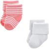 imageLuvable Friends Baby Newborn and Baby Terry SocksCoral Dots