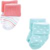 imageLuvable Friends Baby Newborn and Baby Terry SocksCoral Dots