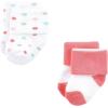 imageLuvable Friends Baby Newborn and Baby Terry SocksCoral Dots
