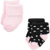 imageLuvable Friends Baby Newborn and Baby Terry SocksCoral Lilac Mary Janes