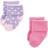imageLuvable Friends Baby Newborn and Baby Terry SocksCoral Lilac Mary Janes