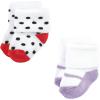 imageLuvable Friends Baby Newborn and Baby Terry SocksCoral Lilac Mary Janes