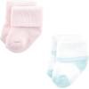 imageLuvable Friends Baby Newborn and Baby Terry SocksCoral Mint Aztec