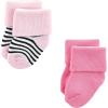 imageLuvable Friends Baby Newborn and Baby Terry SocksMint Pink Mary Janes 12pack