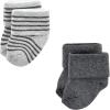 imageLuvable Friends Baby Newborn and Baby Terry SocksOrange Blue Aztec