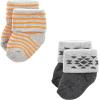 imageLuvable Friends Baby Newborn and Baby Terry SocksOrange Blue Aztec