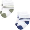 imageLuvable Friends Baby Newborn and Baby Terry SocksOrange Blue Aztec