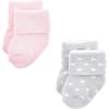 imageLuvable Friends Baby Newborn and Baby Terry SocksPink Black Ballet 12pack