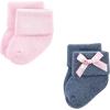 imageLuvable Friends Baby Newborn and Baby Terry SocksPink Scroll 12pack