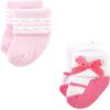 imageLuvable Friends Baby Newborn and Baby Terry SocksPink Scroll 12pack