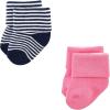imageLuvable Friends Baby Newborn and Baby Terry SocksPink Scroll 12pack