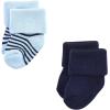 imageLuvable Friends Baby Newborn and Baby Terry SocksRed Navy Sneakers 12pack