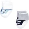 imageLuvable Friends Baby Newborn and Baby Terry SocksRed Navy Sneakers 12pack