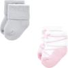 imageLuvable Friends Baby Newborn and Baby Terry SocksStripe Ballet 12pack