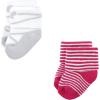 imageLuvable Friends Baby Newborn and Baby Terry SocksStripe Ballet 12pack