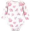 imageLuvable Friends Hudson Baby Bodysuits 3pkPink Bloom Pattern