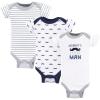 imageLuvable Friends Baby Cotton Preemie BodysuitsMustache