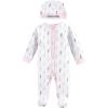 imageLuvable Friends Baby Girls Cotton Preemie Sleep and Play and CapFeathers