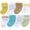 imageLuvable Friends Baby Newborn and Baby Terry SocksYellow Orange