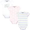 imageLuvable Friends Hudson Baby Bodysuits 3pkBlossom Bunny Pink