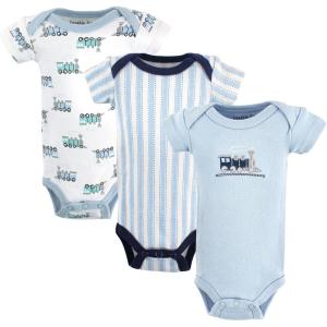 imageLuvable Friends Baby Cotton Preemie BodysuitsTrain