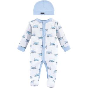 imageLuvable Friends Baby Girls Cotton Preemie Sleep and Play and CapTrain