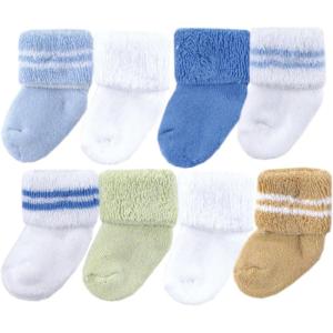 imageLuvable Friends Baby Newborn and Baby Terry SocksBlue Green