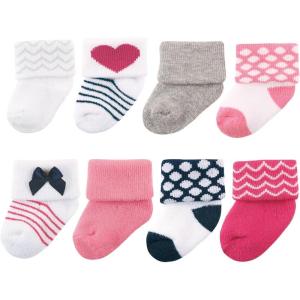 imageLuvable Friends Baby Newborn and Baby Terry SocksBow