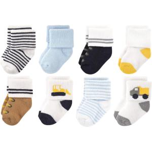imageLuvable Friends Baby Newborn and Baby Terry SocksBulldozer