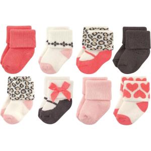 imageLuvable Friends Baby Newborn and Baby Terry SocksLeopard