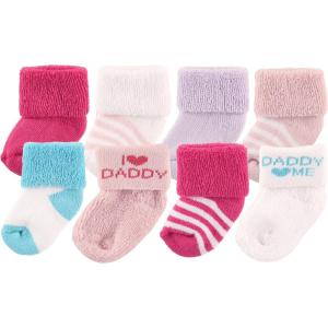 imageLuvable Friends Baby Newborn and Baby Terry SocksPink Daddy