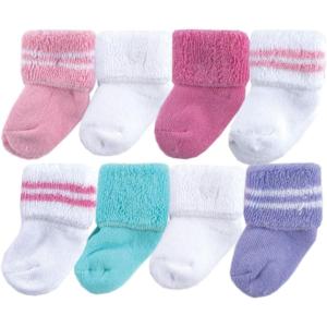 imageLuvable Friends Baby Newborn and Baby Terry SocksPink Gray