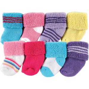 imageLuvable Friends Baby Newborn and Baby Terry SocksPink Purple
