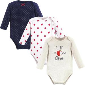 imageLuvable Friends Hudson Baby Bodysuits 3pkApple Red