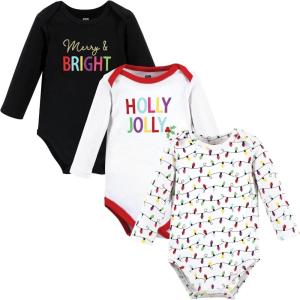 imageLuvable Friends Hudson Baby Bodysuits 3pkHoliday Cheer