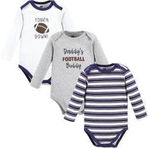 imageLuvable Friends Hudson Baby Bodysuits 3pkLittle Quarterback