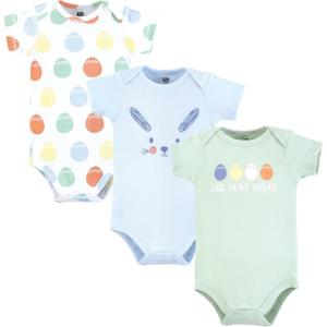 imageLuvable Friends Hudson Baby Bodysuits 3pkPastel Egg Hunt