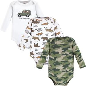 imageLuvable Friends Hudson Baby Bodysuits 3pkWildlife Journey
