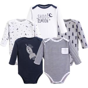 imageLuvable Friends Hudson Baby Bodysuits 5pkBlue Moon