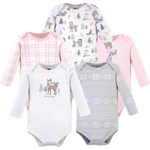 imageLuvable Friends Hudson Baby Bodysuits 5pkWinter Meadow