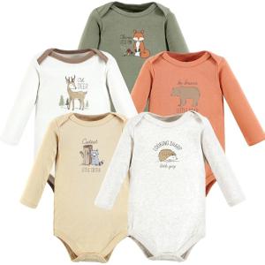 imageLuvable Friends Hudson Baby Bodysuits 5pkWoodland Fawn