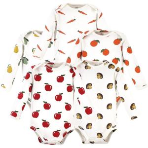 imageLuvable Friends Touched by Nature LongSleeve Bodysuits 5pkHarvest Mix