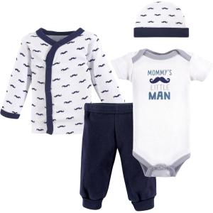 imageLuvable Friends babygirls Cotton Preemie Layette SetMustache