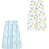 imageLuvable Friends unisexbaby Safe Sleep Wearable Sleeping BagSackBlanketSheepNeutral Animals Jersey 2pack