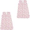 imageLuvable Friends unisexbaby Safe Sleep Wearable Sleeping BagSackBlanketStrawberry Jersey 2pack