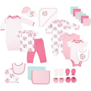 imageLuvable Friends Unisex Baby Layette Gift CubeFloral