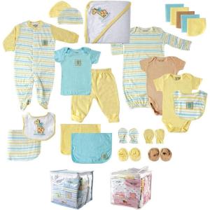 imageLuvable Friends Unisex Baby Layette Gift CubeYellow Giraffe