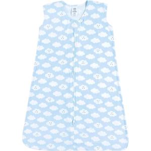 imageLuvable Friends Unisex BabySleeveless Jersey Cotton Sleeping Bag Sack BlanketBoy Clouds Jersey